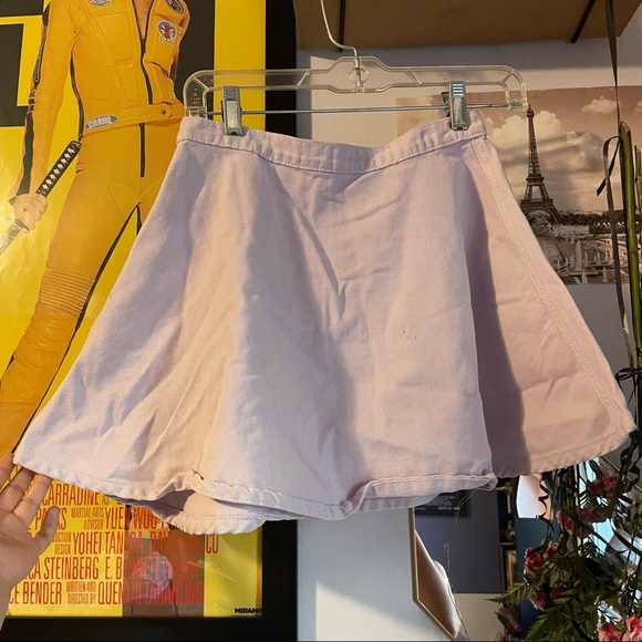 American apparel lilac mini skirt - Picture 4 of 5